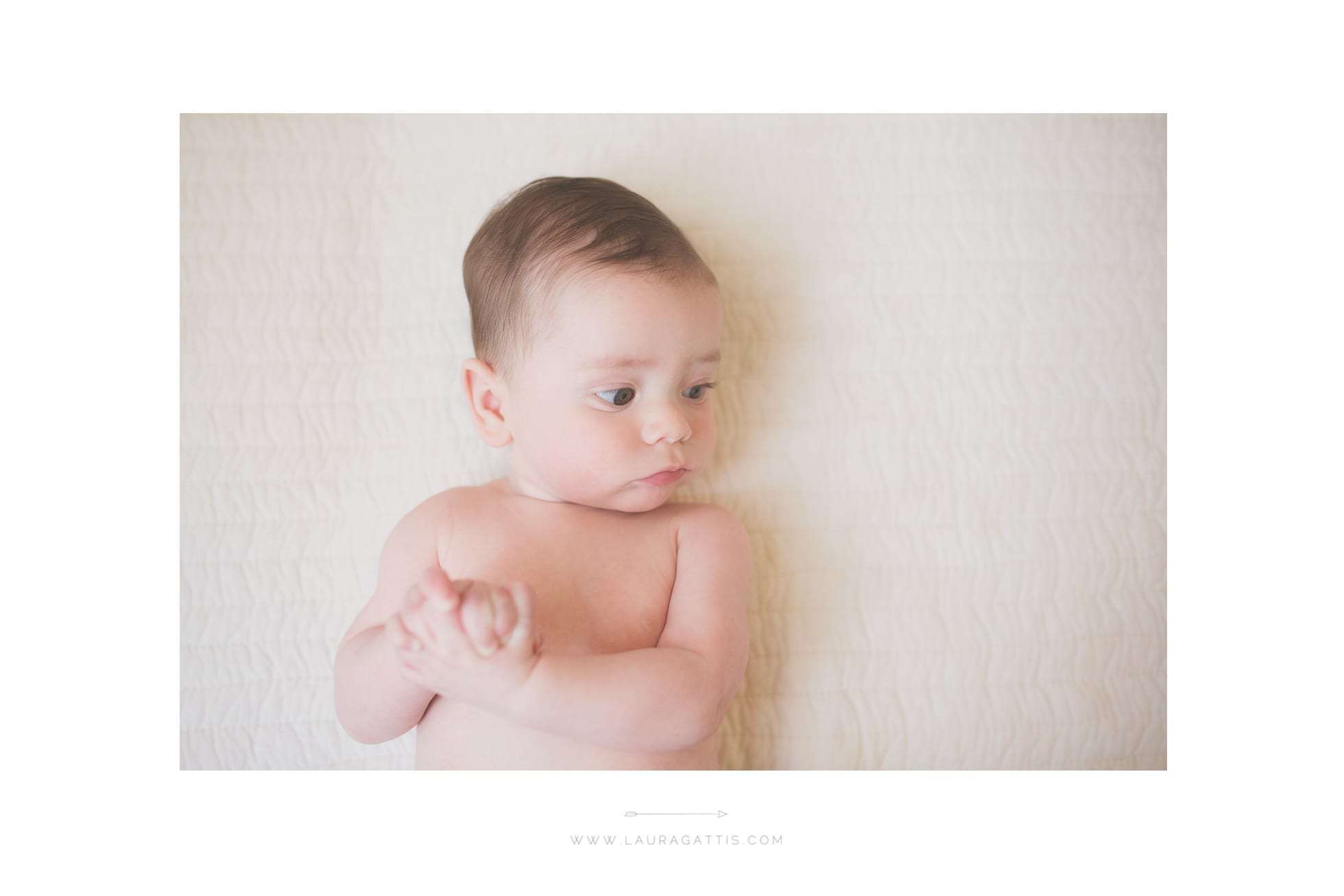 six month baby studio session | laura gattis photography