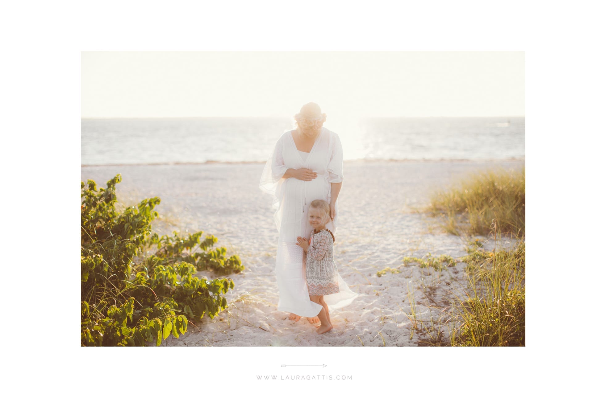 mother and daughter beach maternity session | laura gattis photography | vsco