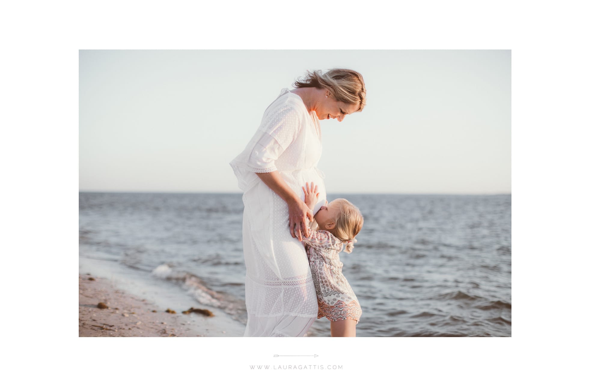 mother and daughter beach maternity session | laura gattis photography | vsco
