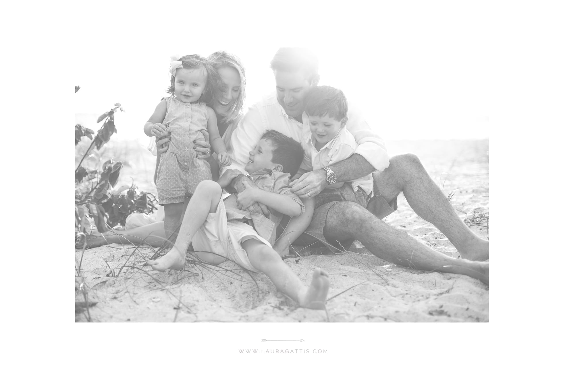 natural light family beach photo session | laura gattis photography