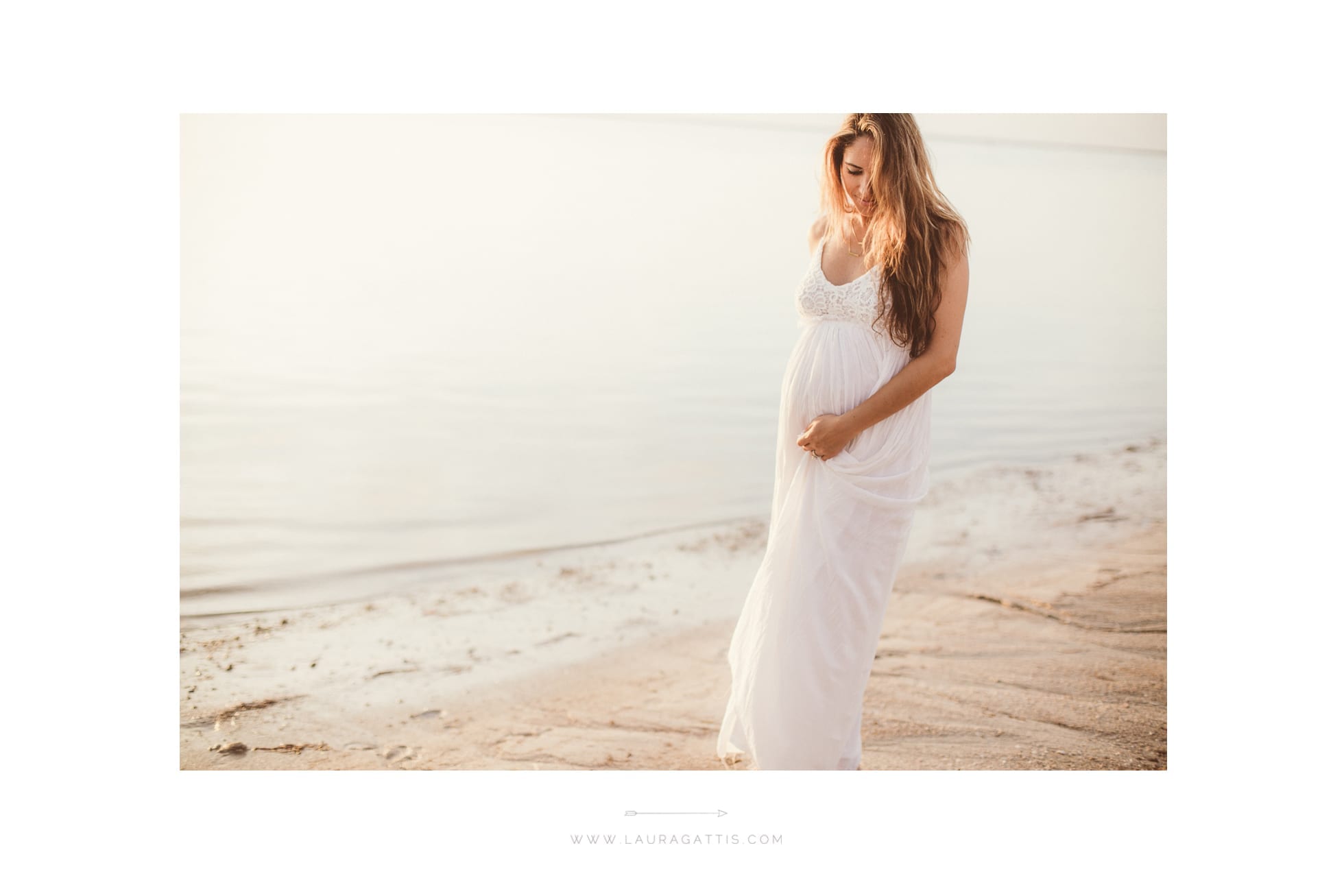 natural light beach maternity session | laura gattis photography