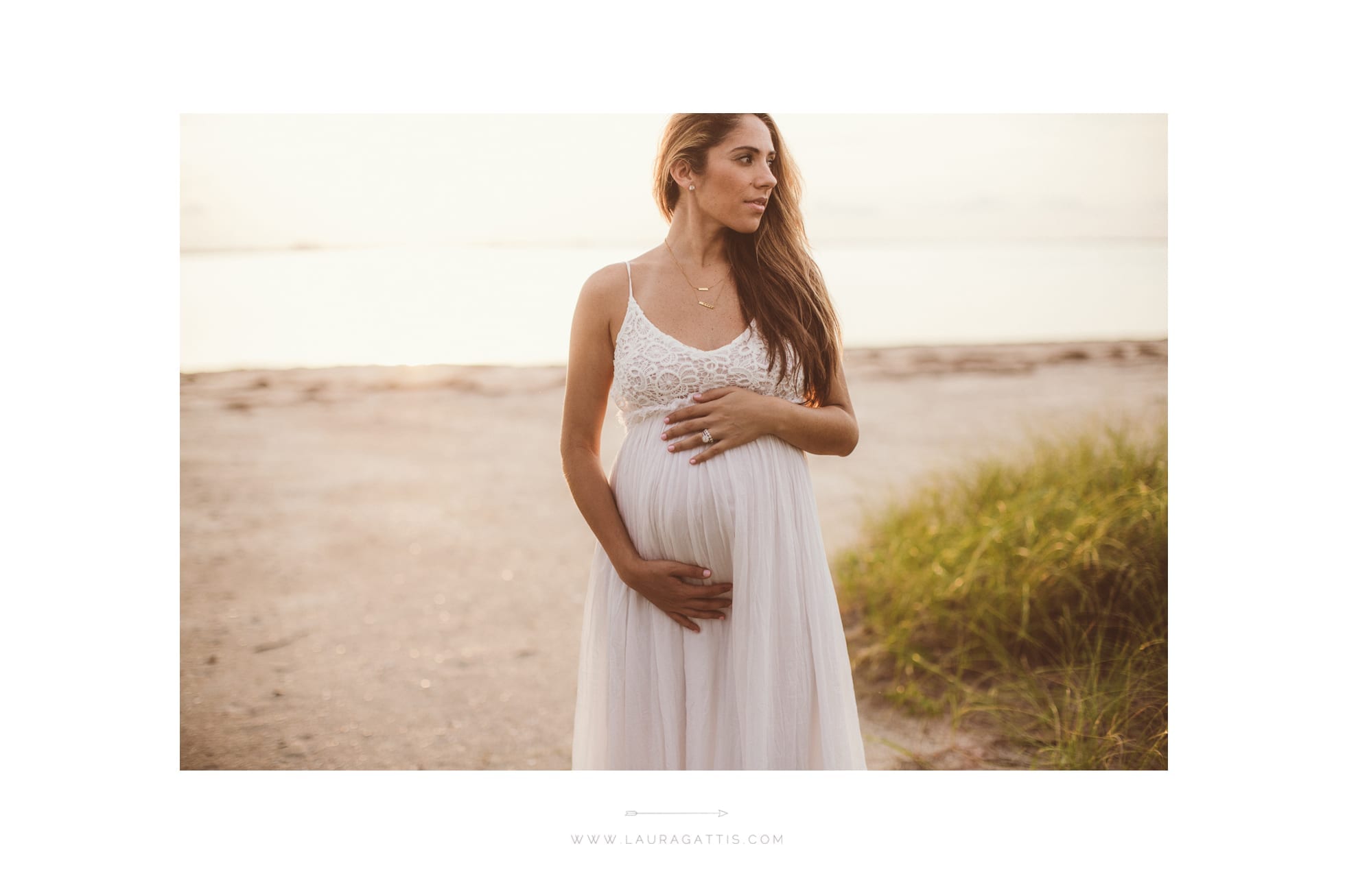 natural light beach maternity session | laura gattis photography