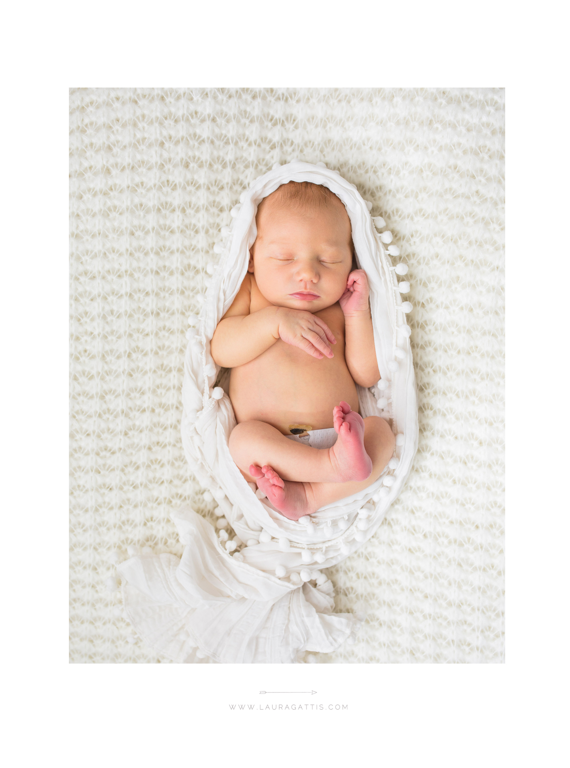 natural light studio newborn and sibling session | laura gattis photography