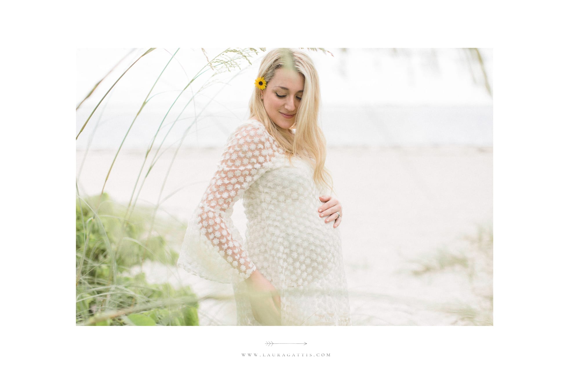 natural beach maternity photography | laura gattis photography