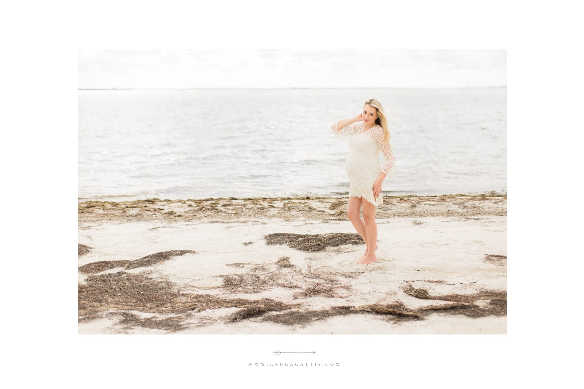 natural beach maternity photography | laura gattis photography
